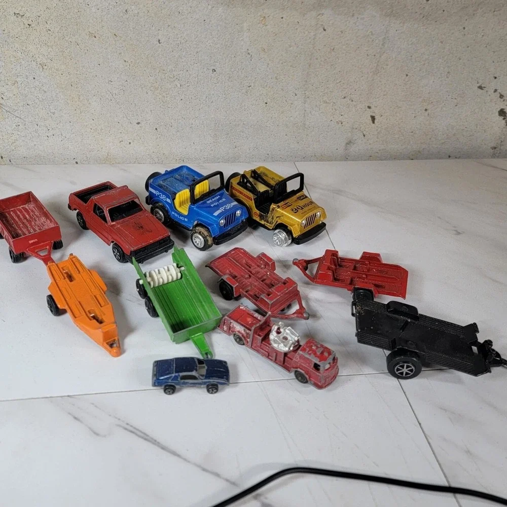 Vintage‎ Tootsie Toy Diecast Cars Trailers Firebird As Is Condition